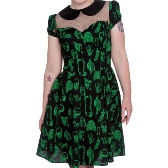 Hell Bunny Dresses & Skirts - Hell Bunny 'Anatomy' Mini Dress - UK Deadstock